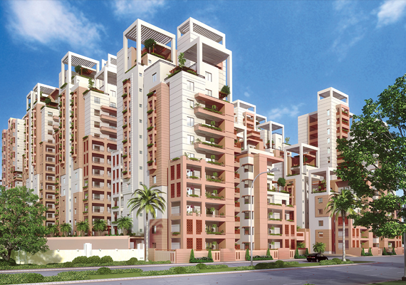 Enjoy the splendid view of the green landscape and exquisite neigborhood that Metropolis blesses you with.